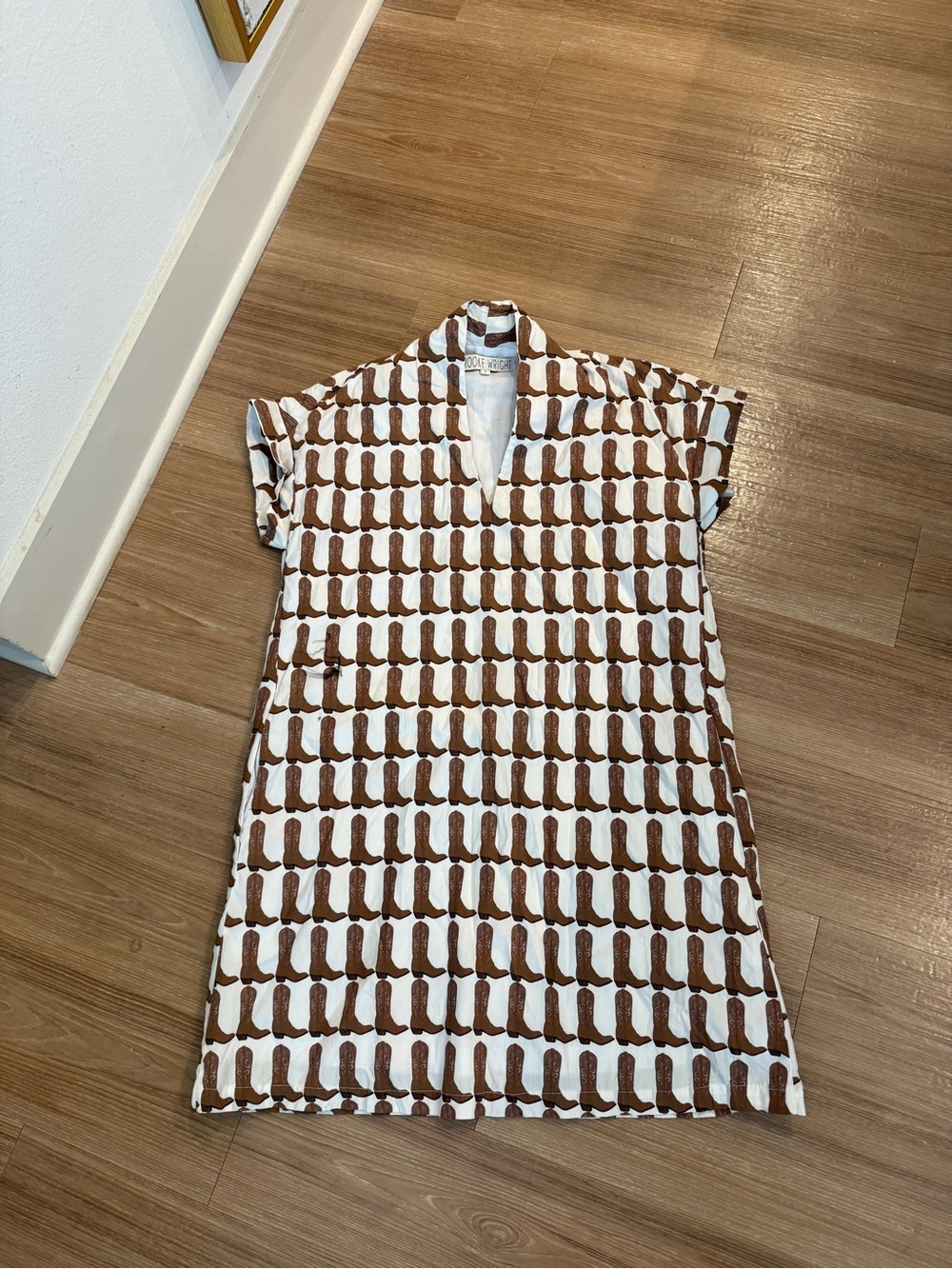 Brooke Wright Brown Boot Dress